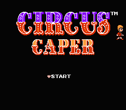 Circus Caper title screenshot